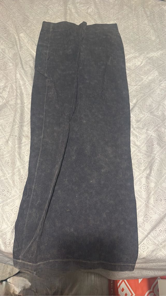 Conjunto falda-top gris