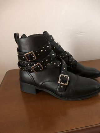 Zapatillas y zapatos mujer - Blanco, Negro, Dorado
