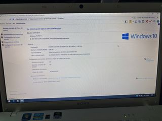 Portátil Sony Vaio i5 4GB RAM