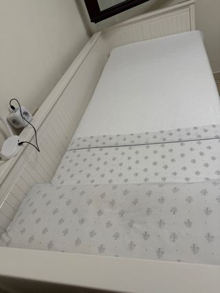 Cama nido Ikea Hemnes blanca