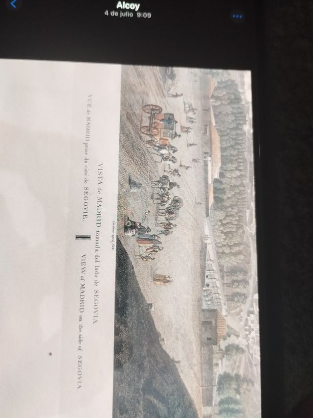 Tapiz antiguo - escena campestre