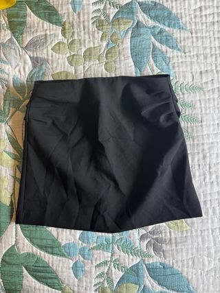 Minifalda negra Pull & Bear