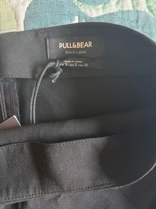 Minifalda negra Pull & Bear