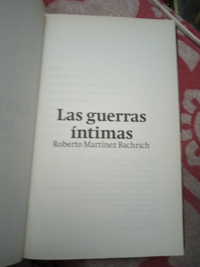 Las guerras íntimas