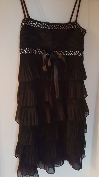 Vestido negro fiesta - Talla S