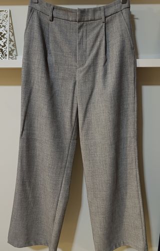 Pantalones de pinza en Gris