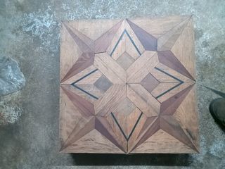 Suelo parquet marquetería madera