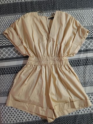 Mono corto Zara beige - M