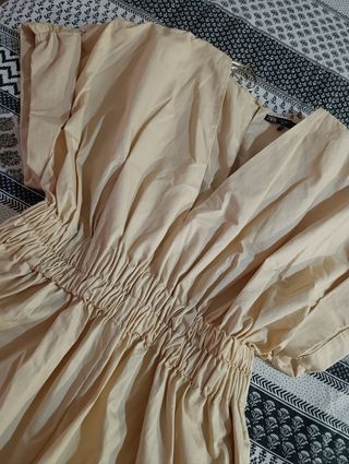 Mono corto Zara beige - M