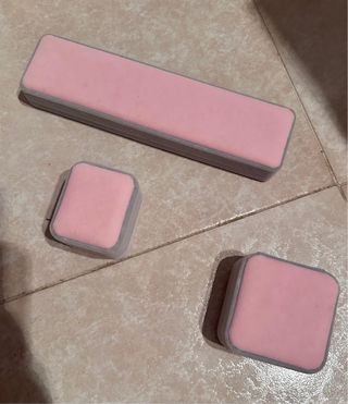 Cajas Joyas - Gris y Rosa