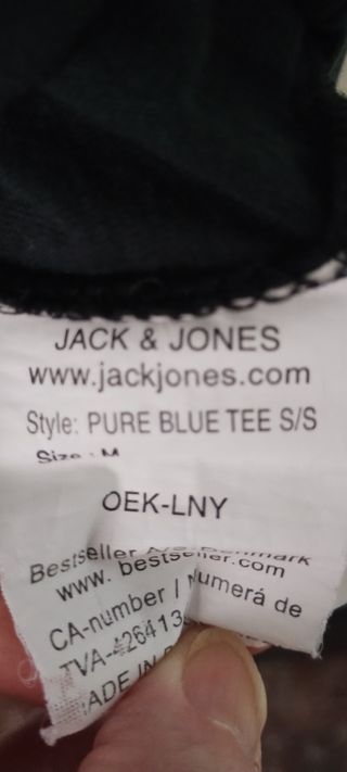 Camiseta Jack Jones negra - M