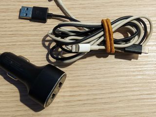 Cargador coche iPhone Doble USB