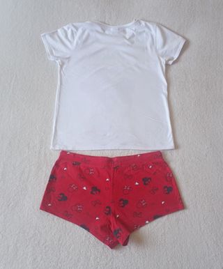 Pijama Minnie Mouse Disney - Rojo y Blanco