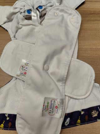 4 pañales tela todo en 2/bolsillo