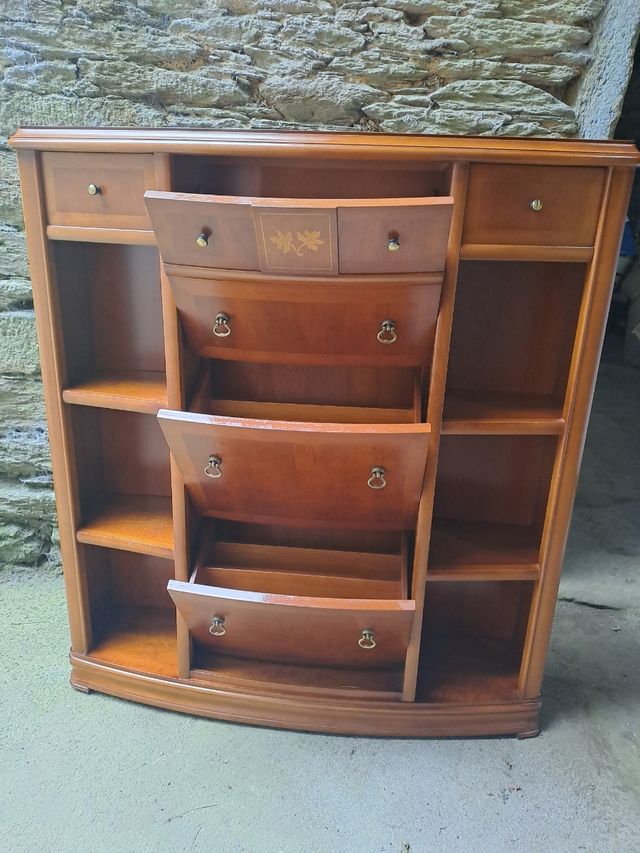 Zapatero madera cerezo