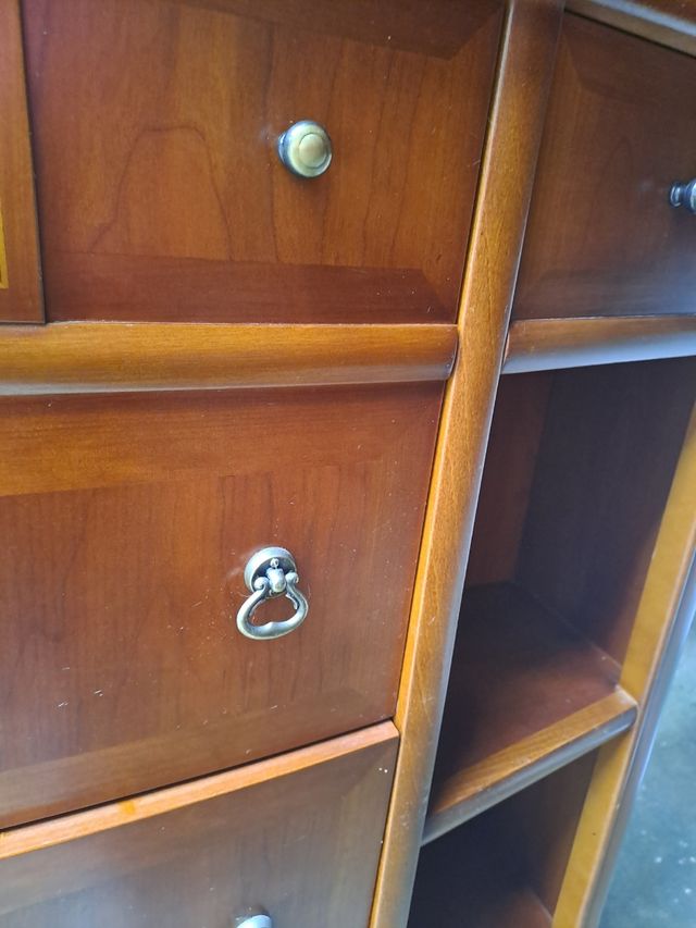 Zapatero madera cerezo