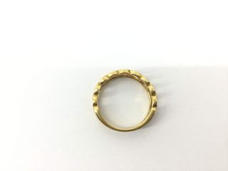 alianza oro 18k con piedra con diamante