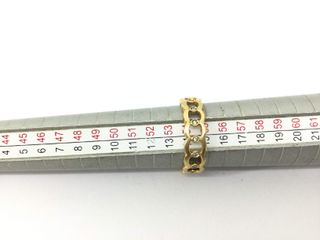 alianza oro 18k con piedra con diamante