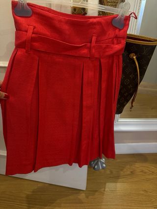 Falda roja Mango - Talla S