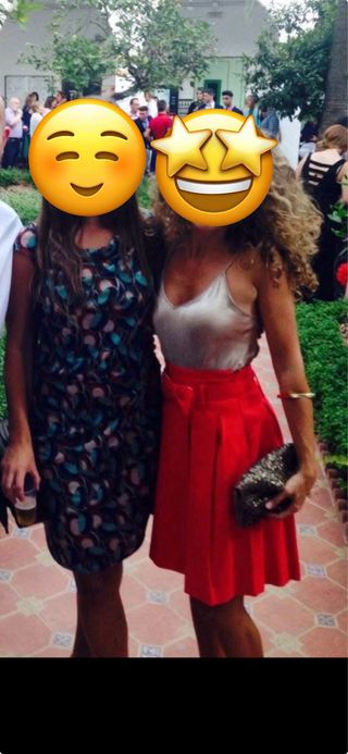 Falda roja Mango - Talla S