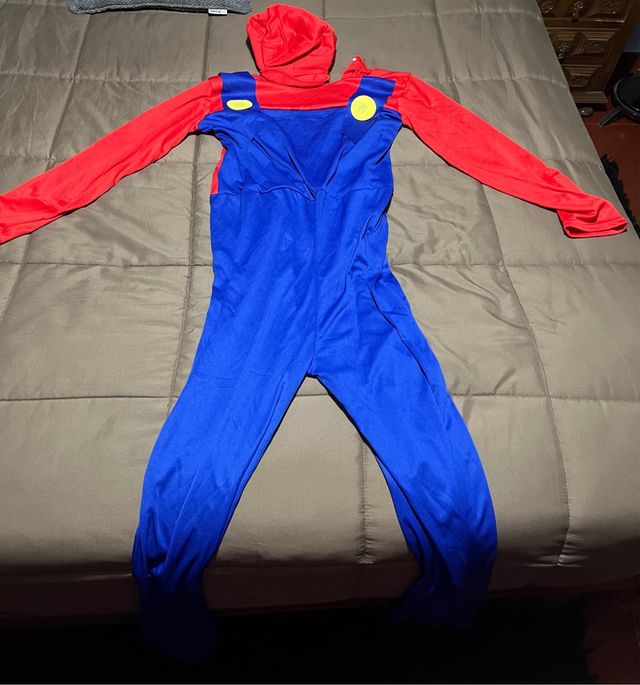 Fato Super Mário - Tamanho p