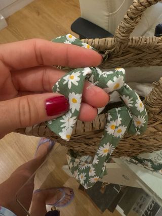 Cesta mimbre Pull&Bear 