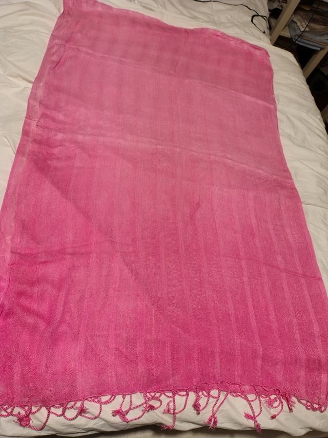 Sciarpa rosa leggera