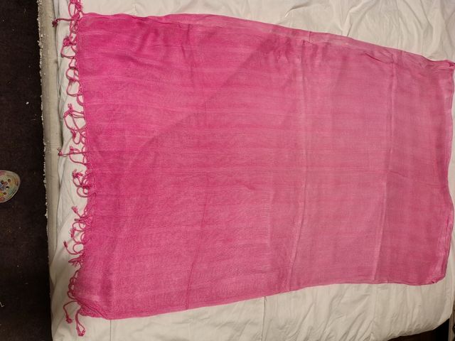 Sciarpa rosa leggera