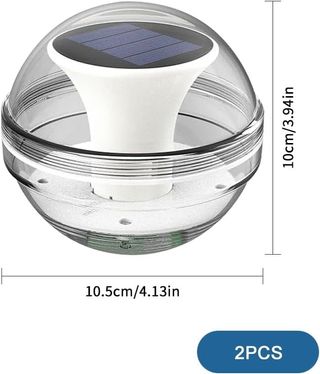Luci LED solari per piscina galleggianti 2pz