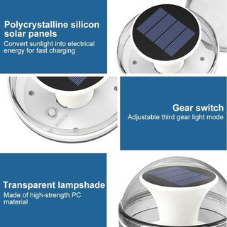 Luci LED solari per piscina galleggianti 2pz