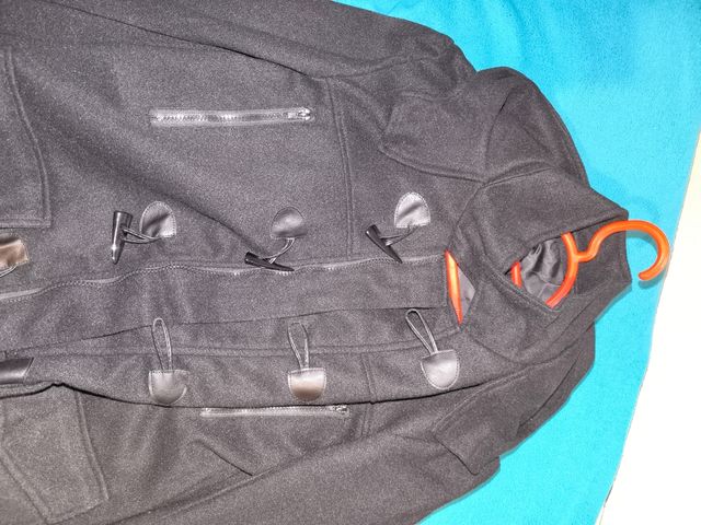 Abrigo negro hombre - elegante