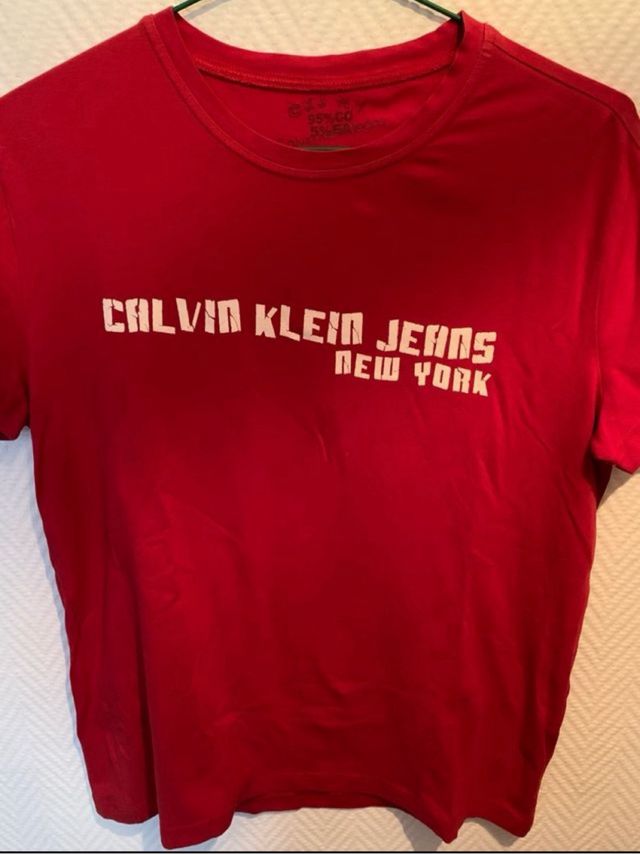 Camiseta Calvin Klein Jeans roja M