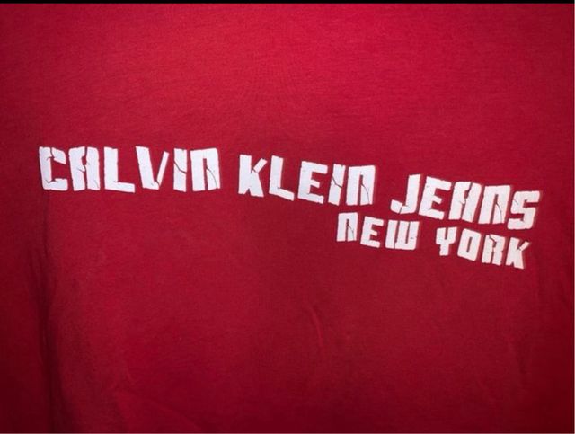 Camiseta Calvin Klein Jeans roja M