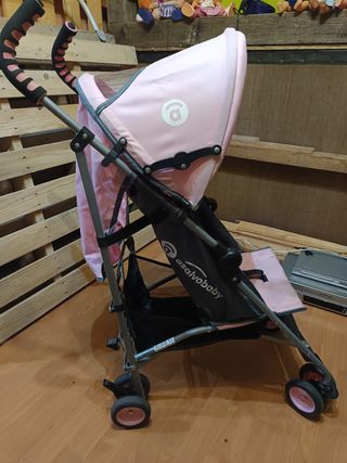 Silla paseo asalvobaby rosa