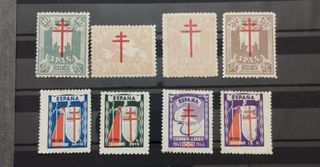 Sellos España 1942-43 Pro Tuberculosis.