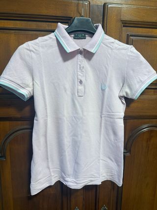 Polo Fred Perry rosa tg M