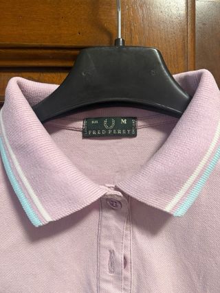 Polo Fred Perry rosa tg M