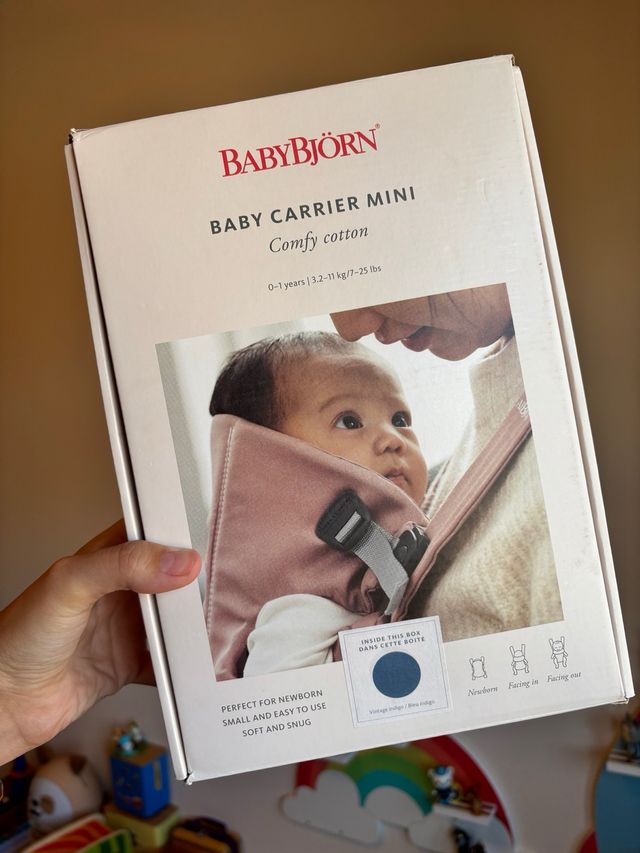 BabyBjorn Mini Portabebés - Denim