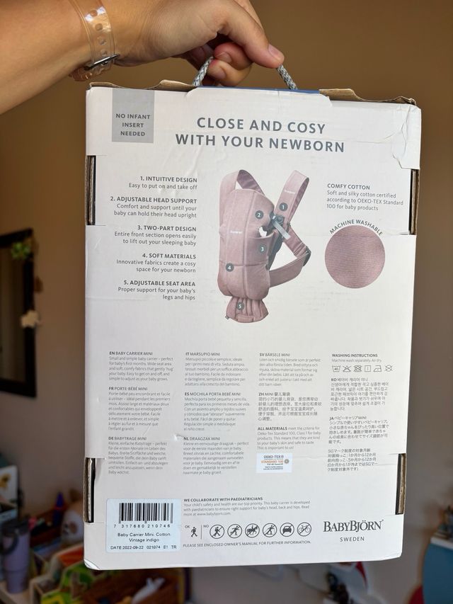 BabyBjorn Mini Portabebés - Denim