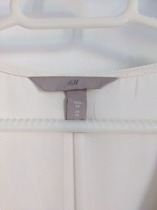 Vestido midi blanco crema - Talla M