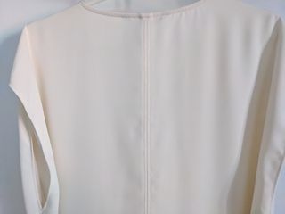 Vestido midi blanco crema - Talla M