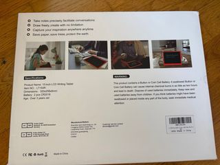 Tablet LCD escritura 15" azul