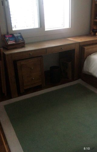 Dormitorio juvenil madera maciza