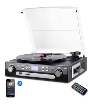 Tocadiscos Bluetooth con altavoces nuevo