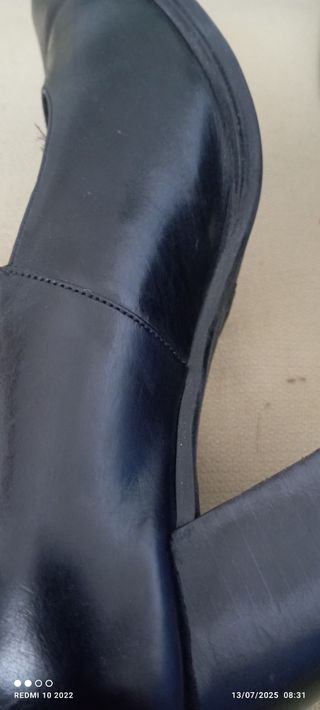 Zapatos Huella negros, talla 37