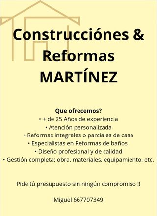 Construcciones y Reformas Martínez