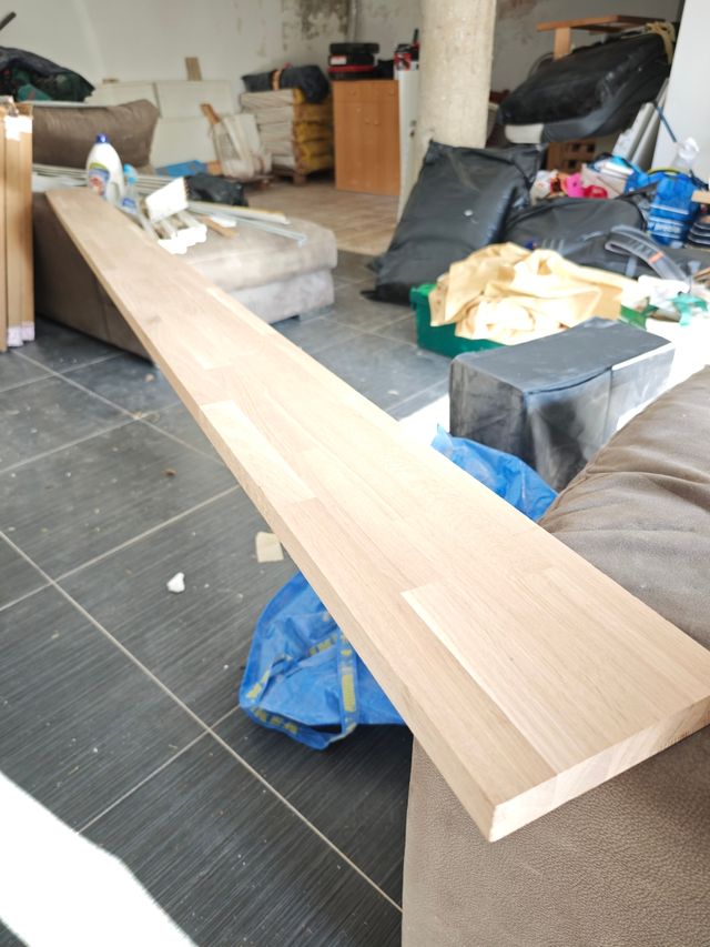 Encimera madera maciza roble tablas varias sobres