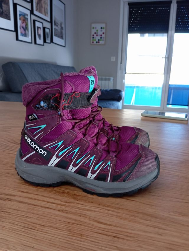 Botas Salomon niña - Moradas talla 30
