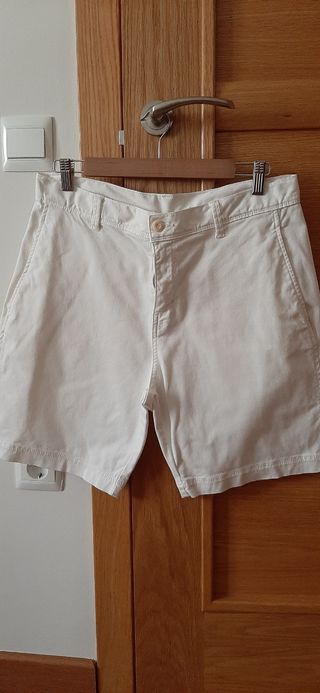 Shorts Zara hombre blancos