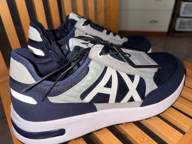 AX Armani Exchange - Scarpe Uomo Blu Grigio